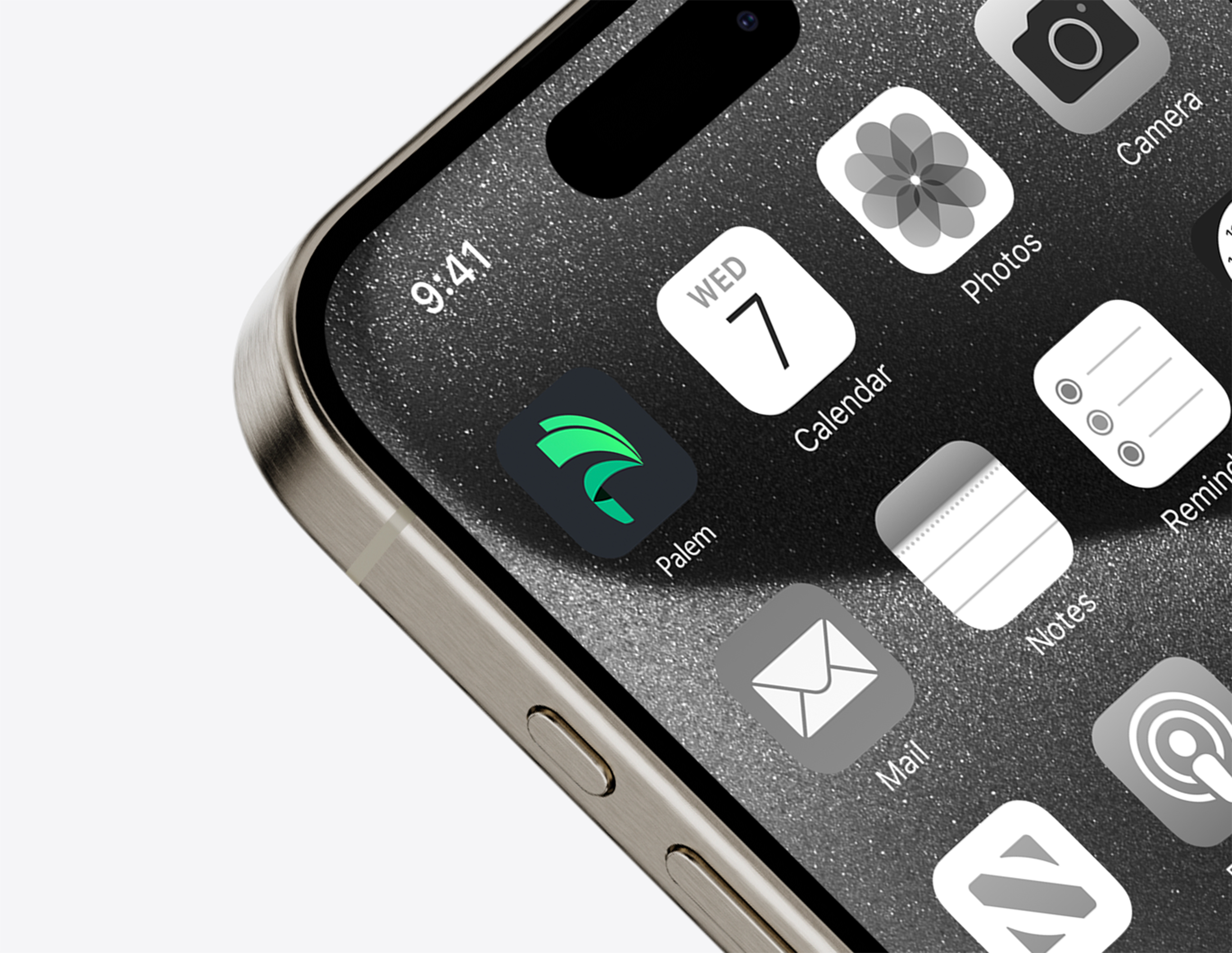 Palem app icon on iPhone
